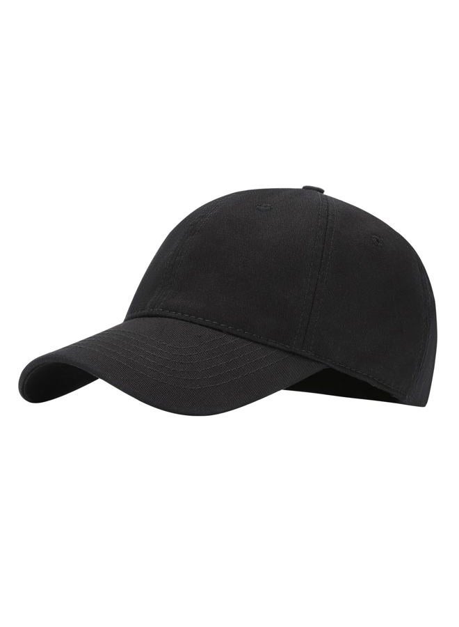 GEANBAYE Hats for Men Classic Low Profile Adjustable Strapback 100% Cotton Dad Hats Baseball Caps for Men and Women, Black, S-L - Image 2