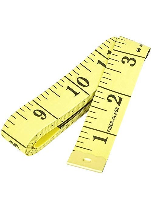 Generic Generic Inch Inchi Tape Measure for Body Measurement Sewing Dressmaking 150 cm 60 Inches Ruler Durable Soft Flexible Fiberglass  - Image 1
