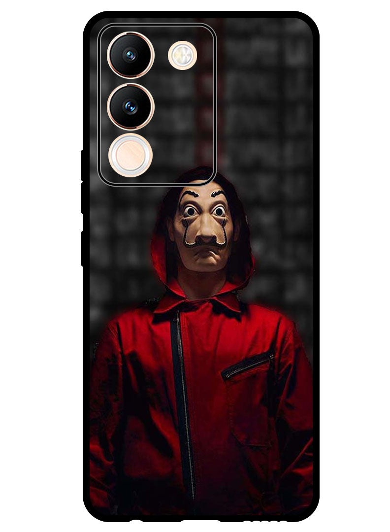 Theodor Protective Case Anti Scratch Shock Proof Bumper Cover For Vivo V29e Money Heist Clown - Image 1