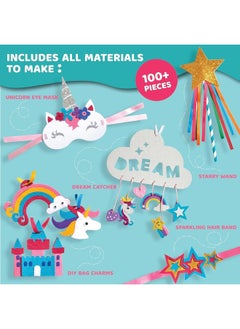 jackinthebox jackinthebox Unicorn Crafts for Kids Ages 5-8, 6-in-1 Unicorn Gifts for Girls, Unicorn Craft Kit, Unicorn Toys, Unicorn Arts and Crafts for Girls Aged 5 6 7 8 Years  - Image 2