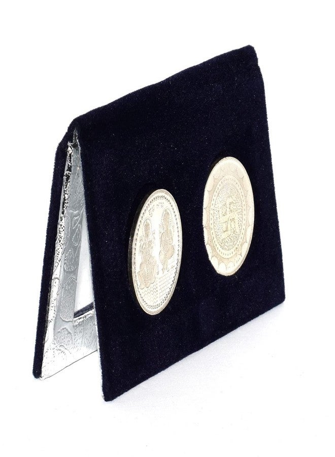 RELBEES German Silver Coins 10 Grams for wedding gift/Diwali Gift Items/Corporate/Diwali Gifts/Anniversary/Birthday with Velvet Gift Box (Pack of 3 x 2 Coins) Dhanteras - Image 5