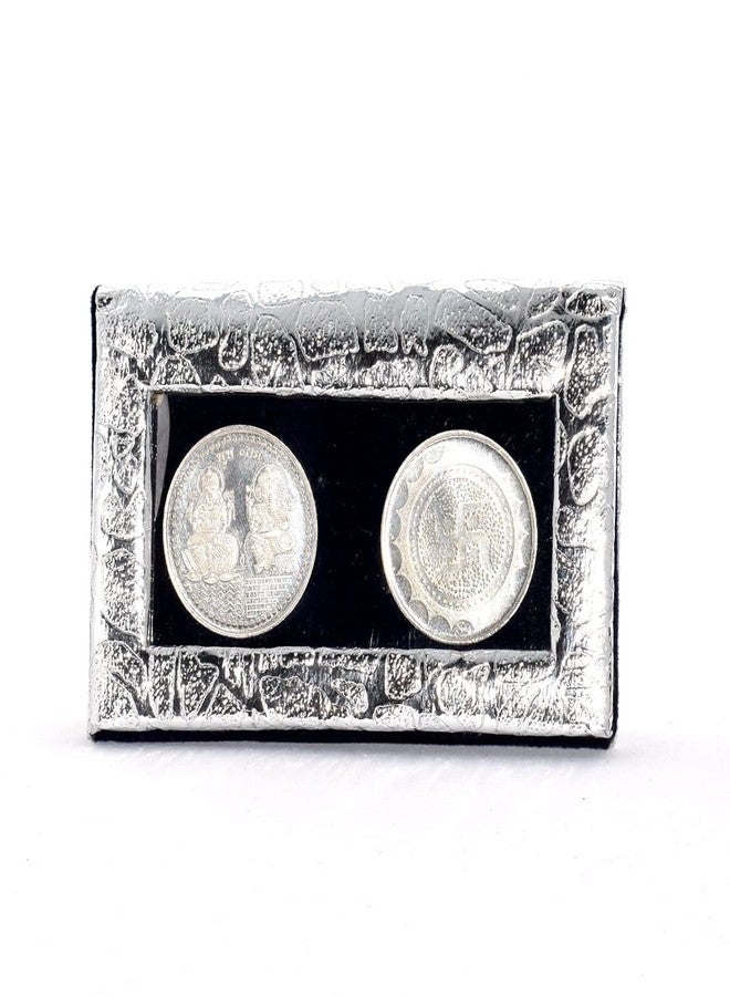 RELBEES German Silver Coins 10 Grams for wedding gift/Diwali Gift Items/Corporate/Diwali Gifts/Anniversary/Birthday with Velvet Gift Box (Pack of 3 x 2 Coins) Dhanteras - Image 1