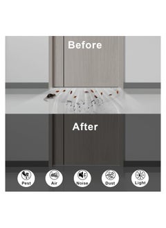 SYOSI High Density Foam Weather Stripping Door Seal Strip Insulation Tape Roll for Insulating Frame Window Air Conditioner Self Adhesive Weatherstrip 2inx1/4inx10Ft  - Image 2