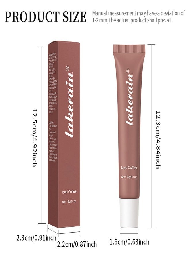 BERALLOYE 4pcs Summer Lip Balm,Hydrating Nourishing Lip Care Formula Lightweight & Non-Sticky,Moisturize and Lip Care, Gift Box for Women,Tinted Lip Balm 4 Trending Shades (Vanilla,Mint,Iced Coffee,Cake - Image 2