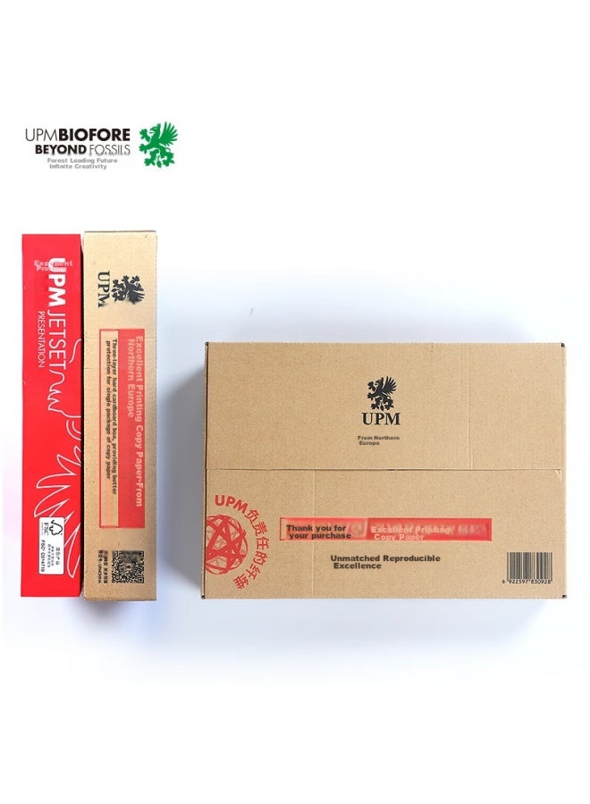 Upm Zhuoyuejiayin A4 Printing Paper, 85g Single Pack 500 Sheets, Double-sided Printing And Copying Paper, Premium Thickened, For Writing And Drawing, Reinforced Outer Packaging - Image 4