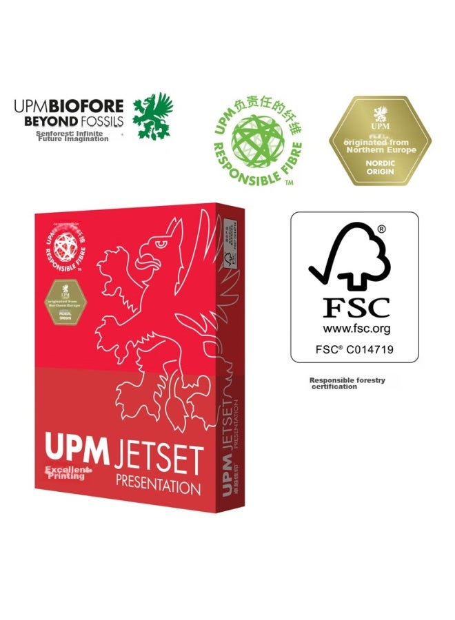Upm Zhuoyuejiayin A4 Printing Paper, 85g Single Pack 500 Sheets, Double-sided Printing And Copying Paper, Premium Thickened, For Writing And Drawing, Reinforced Outer Packaging - Image 5