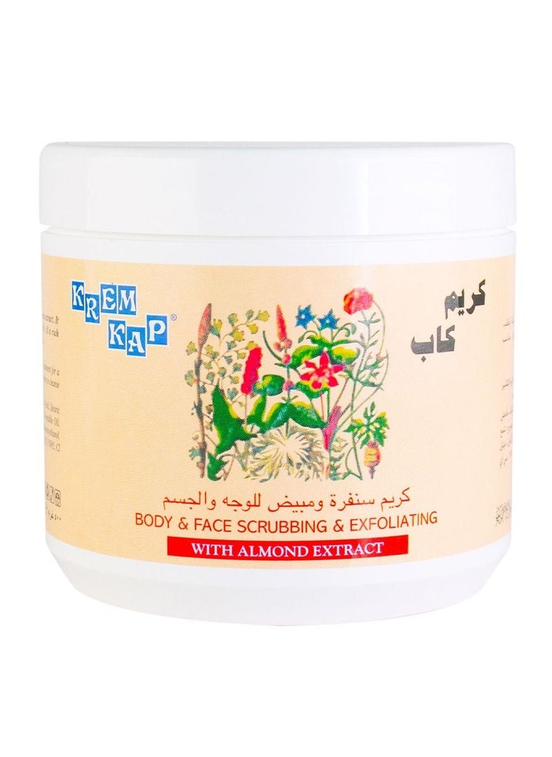 KREM KAP Krem Kap Exfoliating Face&Body Scrub | Almond. 500 Ml 