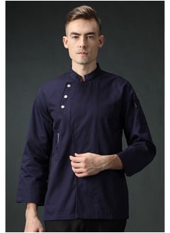 NIBEMINENT Shirt Jaket Barber Breathable Short Coat Sleeve Uniform  Wear Restaurant Sushi Chef Costumes Waiter Kitchen Cook  - Image 1