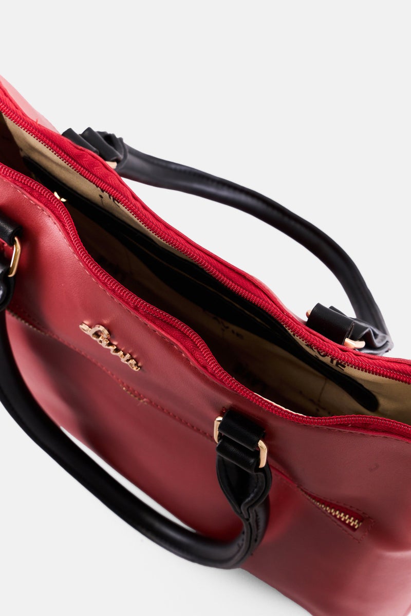 Lavie حقيبة يد بشعار العلامة التجارية للنساء، حمراء - Image 2