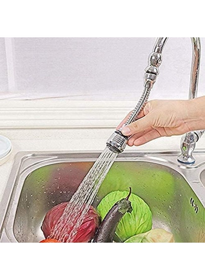 Faucet Sprayer Attachment Kitchen Sink Extend Hose 360 Degree Rotation Faucet to Shower Converter  - Image 2