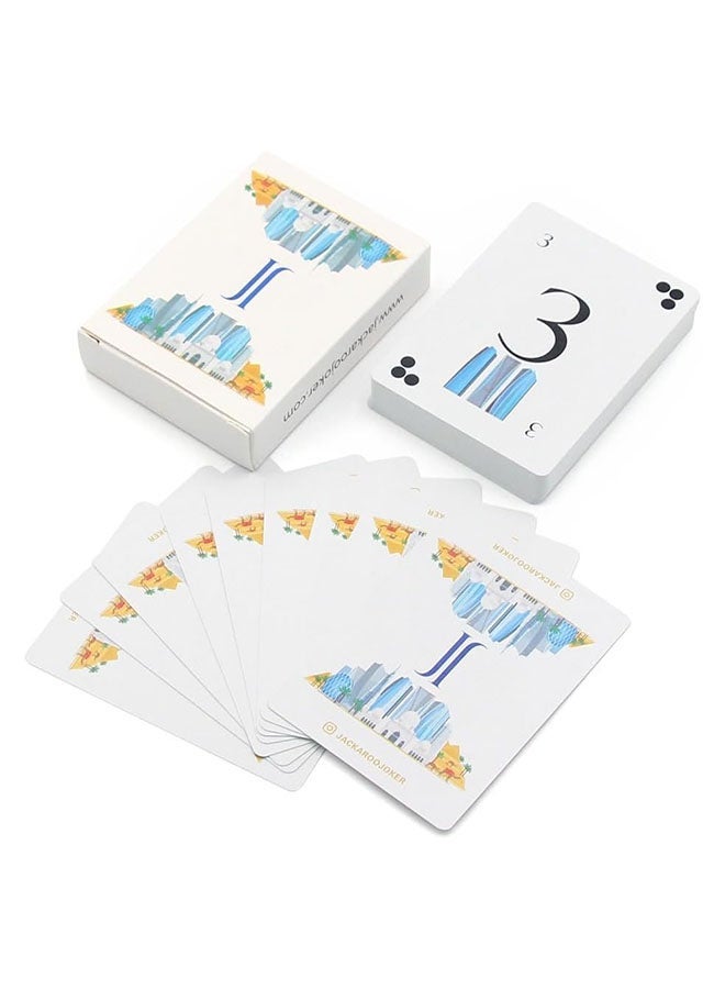 JACKAROOJOKER Jackaroo Joker Audlt Board Game for 4 to 6 Players, Double-Sided Wooden Board, 30 Marbles,1 Plastic Playing Cards, Storage Case for cards and Marbles - Image 2