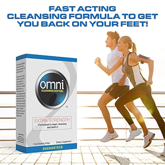 Wellgenix Omni Herbal Detox Cleanse Softgel: Fast Acting Body Detox, Quick Flush Toxin Removal, Herbal Cleanse Detox to Flush Your System, 1 Fast Acting Softgel - Image 4