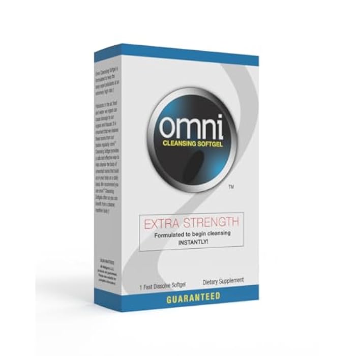 Wellgenix Omni Herbal Detox Cleanse Softgel: Fast Acting Body Detox, Quick Flush Toxin Removal, Herbal Cleanse Detox to Flush Your System, 1 Fast Acting Softgel - Image 1