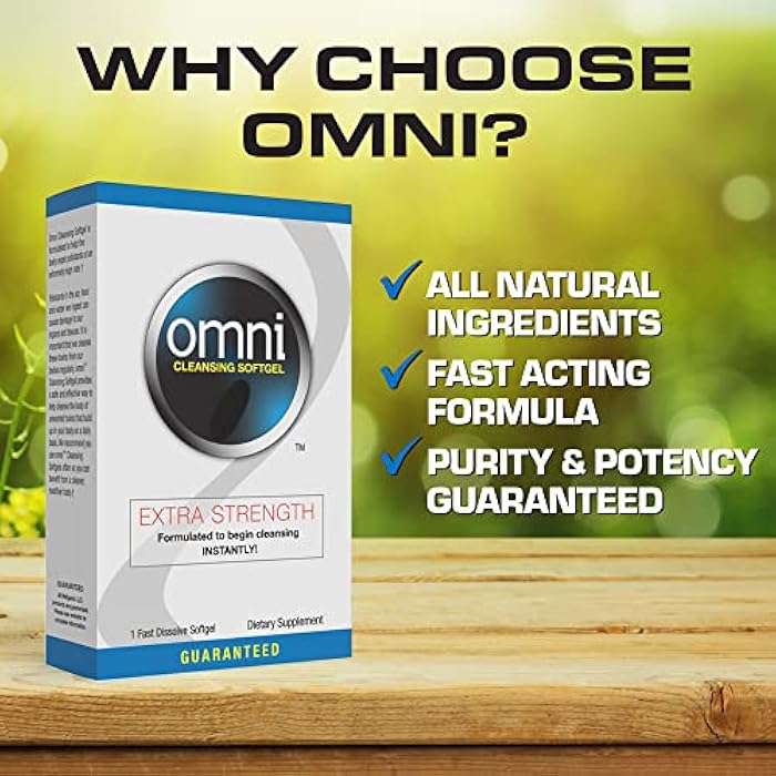 Wellgenix Omni Herbal Detox Cleanse Softgel: Fast Acting Body Detox, Quick Flush Toxin Removal, Herbal Cleanse Detox to Flush Your System, 1 Fast Acting Softgel - Image 3