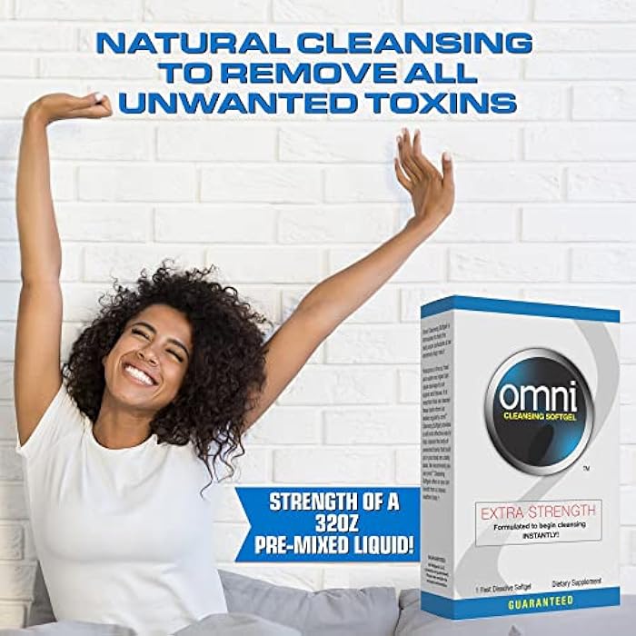 Wellgenix Omni Herbal Detox Cleanse Softgel: Fast Acting Body Detox, Quick Flush Toxin Removal, Herbal Cleanse Detox to Flush Your System, 1 Fast Acting Softgel - Image 2