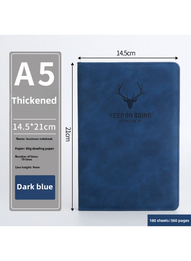 Enterprise Thickened High-value A5 Notebook Business Simple Ultra-thick Notebook Retro Art Student Notebook - Image 1
