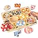 Zeoddler Easter Wooden Puzzles for Toddlers 8 Pcs Farm Animal Matching Egg Puzzle Montessori Toys for Boy Girl Birthday Gifts Preschool Learning Activities Educational Toys for Boys Girls - Image 2