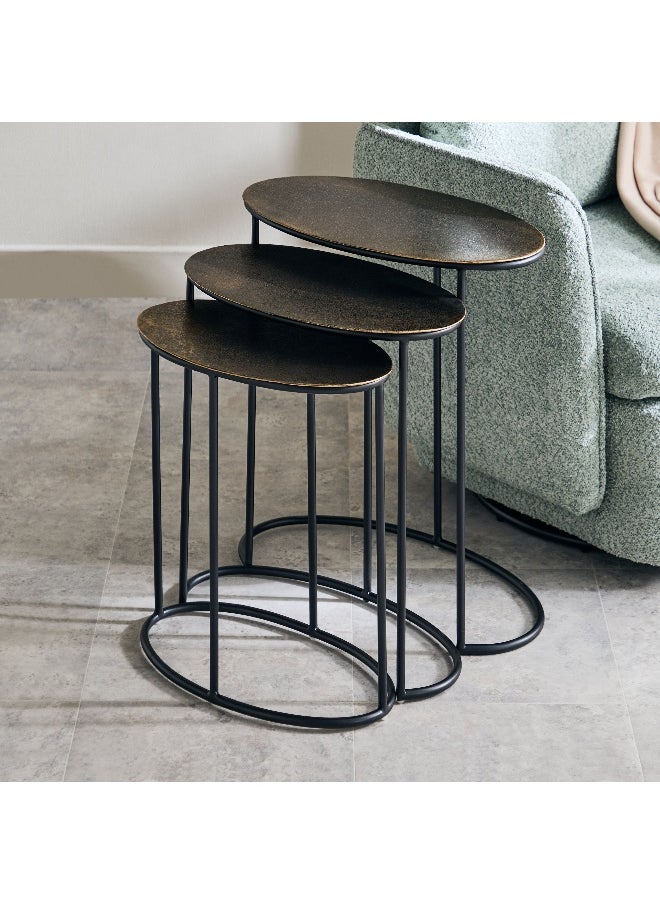 Clad Nesting Table - Set of 3