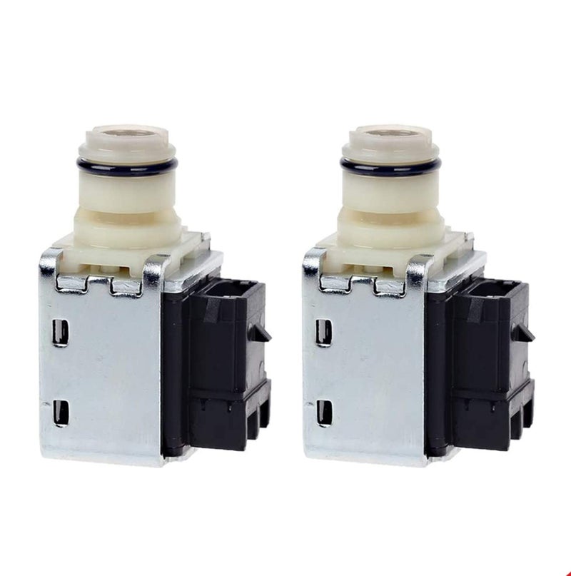 HERCOO 4L60E 4L65E 4L70E Transmission Shift Solenoid Kit Valve Set 1-2 2-3 A&B Compatible with GMC Chevrolet Trucks 1993-UP - Image 1