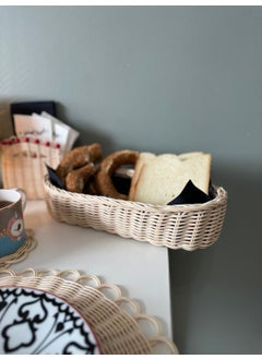Maison Avf Rattan Bread Basket Oval Bread Bowl  - Image 2