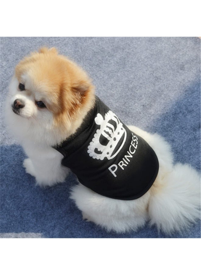 JZS Puppy Clothes Dog Shirt for Small Dogs 3 Pack Puppy Clothes for Chihuahua Yorkies Pet Outfits Cat Clothing Black Security Vest Funny Summer Apparel(S) - Image 5