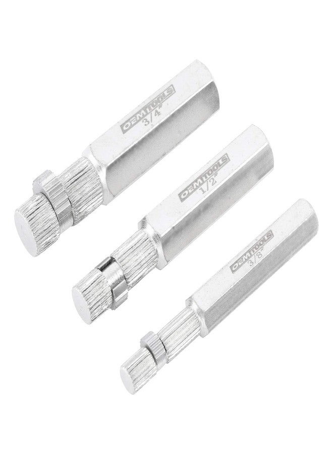 OEMTOOLS 25441 Internal Pipe Extractor Set, Ideal for Plumbing and HVAC, Constructed with Durable Steel, Variety of Extractors for 3/8 inch, 1/2 inch, and 3/4 inch Pipes, Easy Pipe Removal - Image 1