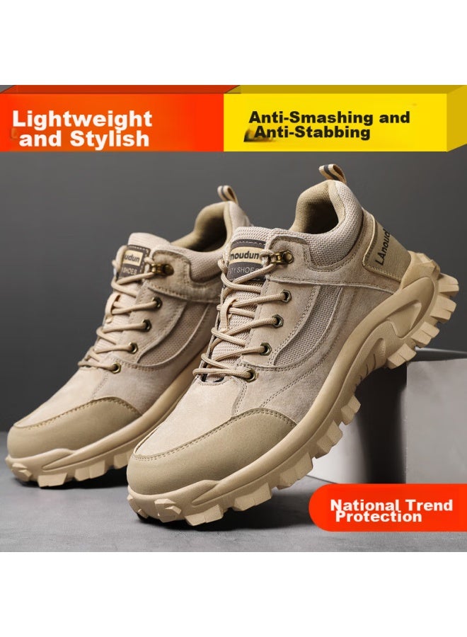 Blue Gull Shield Blue Owl Shield Safety Shoes For Men, Winter Season, Non-Slip, Anti-Smashing, Puncture-Resistant, Steel Toe Cap, Safety Work Welding Functional Shoes D1122N Size 40 - Image 4