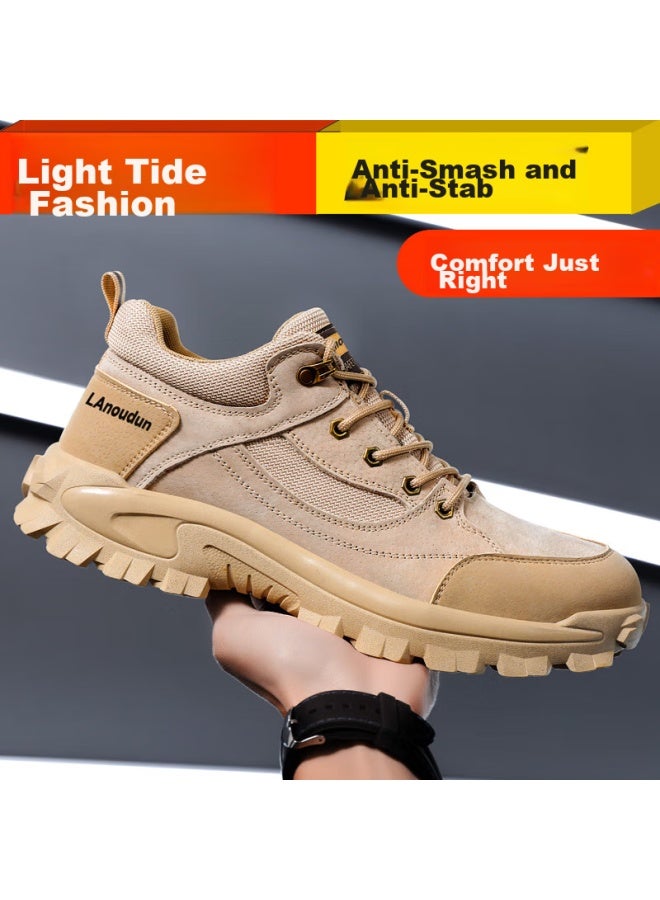 Blue Gull Shield Blue Owl Shield Safety Shoes For Men, Winter Season, Non-Slip, Anti-Smashing, Puncture-Resistant, Steel Toe Cap, Safety Work Welding Functional Shoes D1122N Size 40 - Image 3