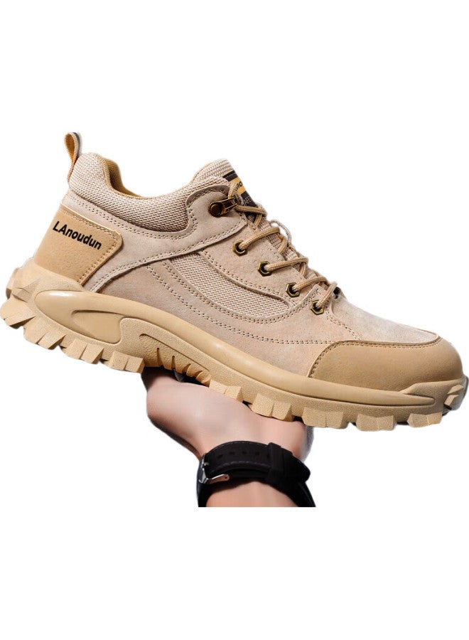 Blue Gull Shield Blue Owl Shield Safety Shoes For Men, Winter Season, Non-Slip, Anti-Smashing, Puncture-Resistant, Steel Toe Cap, Safety Work Welding Functional Shoes D1122N Size 40 - Image 1