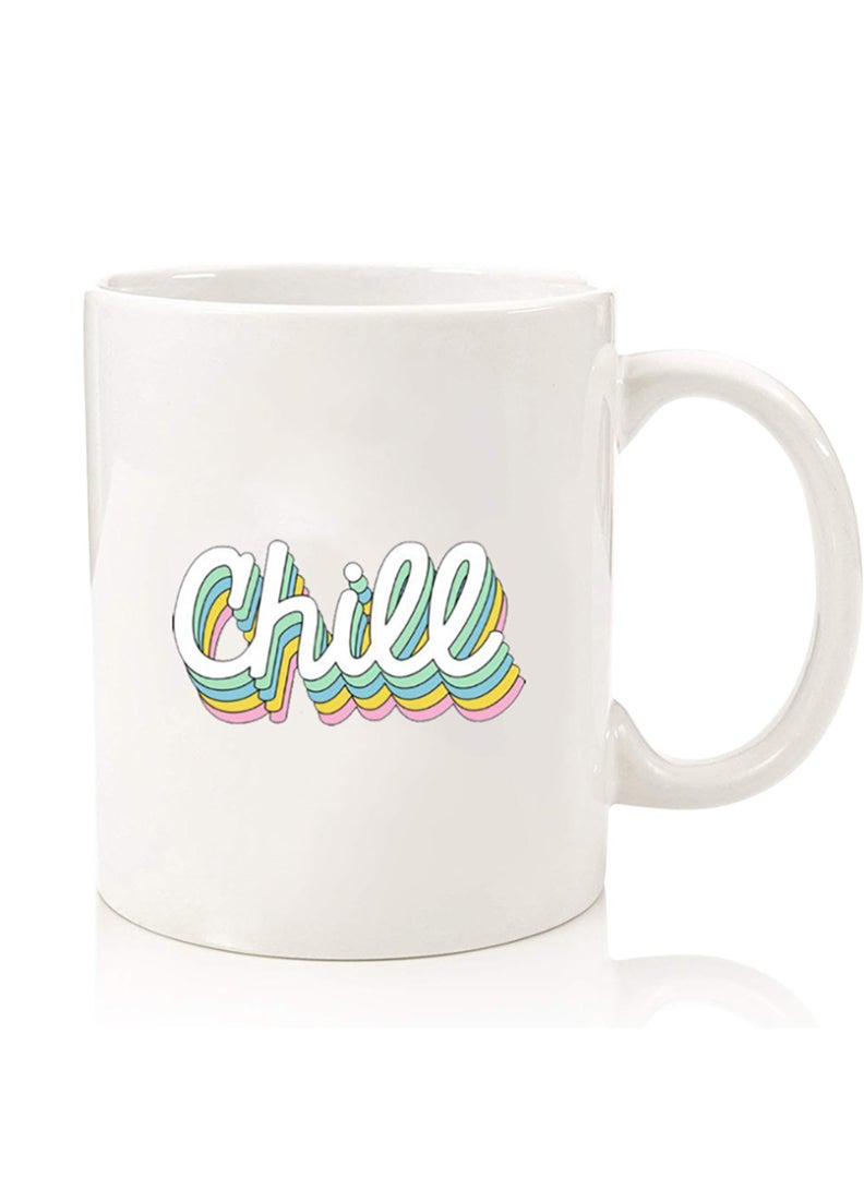 Theodor فنجان قهوة مطبوع بجودة ممتازة من الجهتين للاستخدام في المنزل والمكتب، للأطفال والرجال والنساء للاسترخاء - Image 1