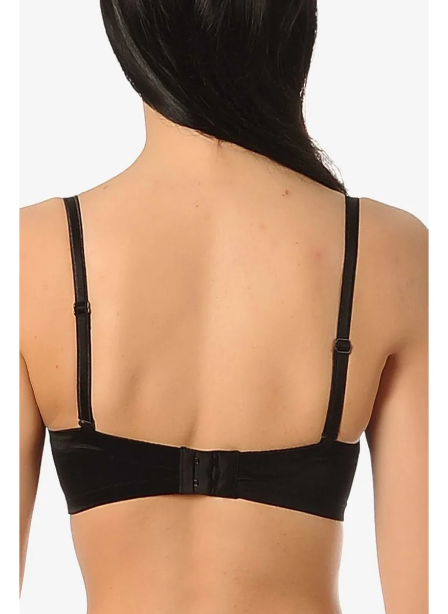 Yeni İnci New Pearl Wire Supported Covered Strapless Strap Minimizer Bra 1680