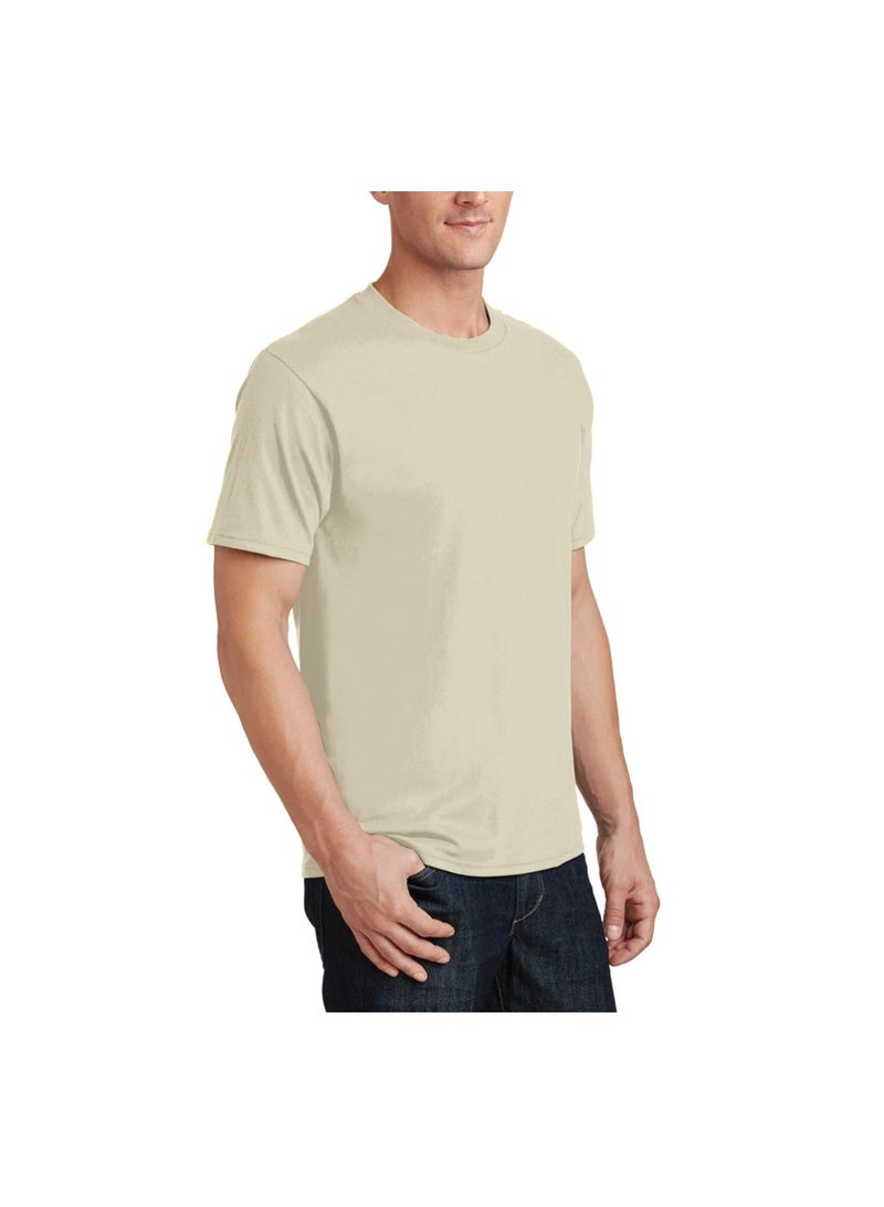 برينت شوب فور مي تي شيرت برقبة دائرية للبالغين للرجال من القطن الخالص الممشط للغاية للرجال، رقبة دائرية للرجال، مقاس مريح، قمصان عادية من القماش المسامي للرجال - Image 1