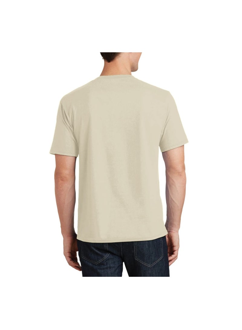 برينت شوب فور مي تي شيرت برقبة دائرية للبالغين للرجال من القطن الخالص الممشط للغاية للرجال، رقبة دائرية للرجال، مقاس مريح، قمصان عادية من القماش المسامي للرجال - Image 3