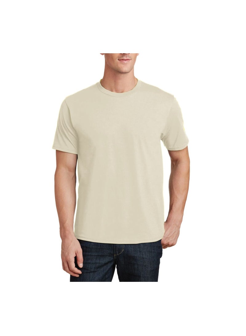 برينت شوب فور مي تي شيرت برقبة دائرية للبالغين للرجال من القطن الخالص الممشط للغاية للرجال، رقبة دائرية للرجال، مقاس مريح، قمصان عادية من القماش المسامي للرجال - Image 4