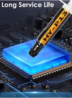 Halnziye Premium Performance Thermal Paste for Cooling All Processors CPU GPU PC PS4 Xbox Computers and Consoles High Thermal Conductivity Thermal Paste Long Durability Safe Application Non-Conductive  - Image 4