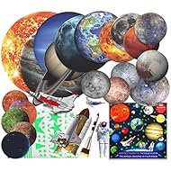 UNTOLD PLANETS UNTOLD PLANETS Glow in The Dark Planets and Stars for Ceiling Solar System Wall Stickers, All Glowing Planets Dwarf  - Image 1
