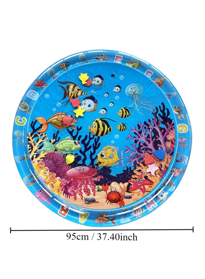 Children Inflatable Marine Animal Pat Water Mat Baby Crawling Pat Water Bag Pvc Pat Water Mat Climbing Mat