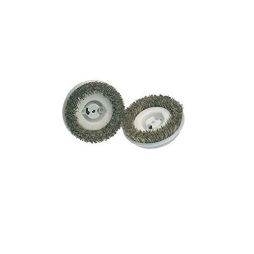 Koblenz Floor Scrubbing Brushes, Compatible with 12-inch Floor Polisher, Scrub Brushes with Tampico and Cocoa Bristles, 2-Pack, Standard, Beige/White, 9" L x 6" W x 2" H, 45-0134-2 - Image 3