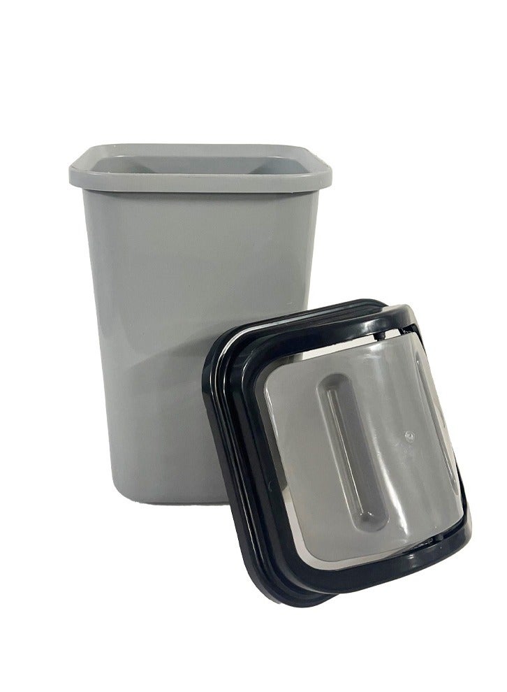 كونسيبت هوم سلة مهملات  مع غطاء متأرجح عصري رمادي 14 لتر - Image 5