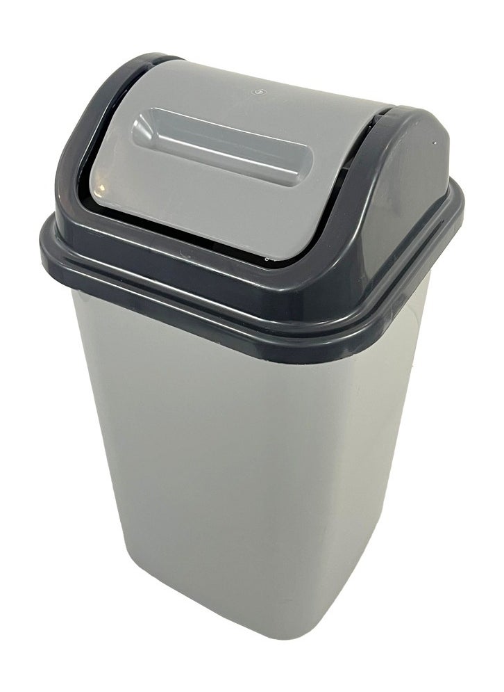 Concept home Waste Bin With Swing Modern Grey 14 Liter  - Image 3