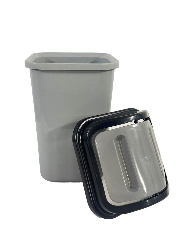 Concept home Waste Bin With Swing Modern Grey 14 Liter  - Image 4