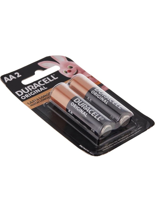 Duracell بطارية دوراسيل الأصلية AA عبوة 2 بدون زئبق تدوم طويلاً - Image 3