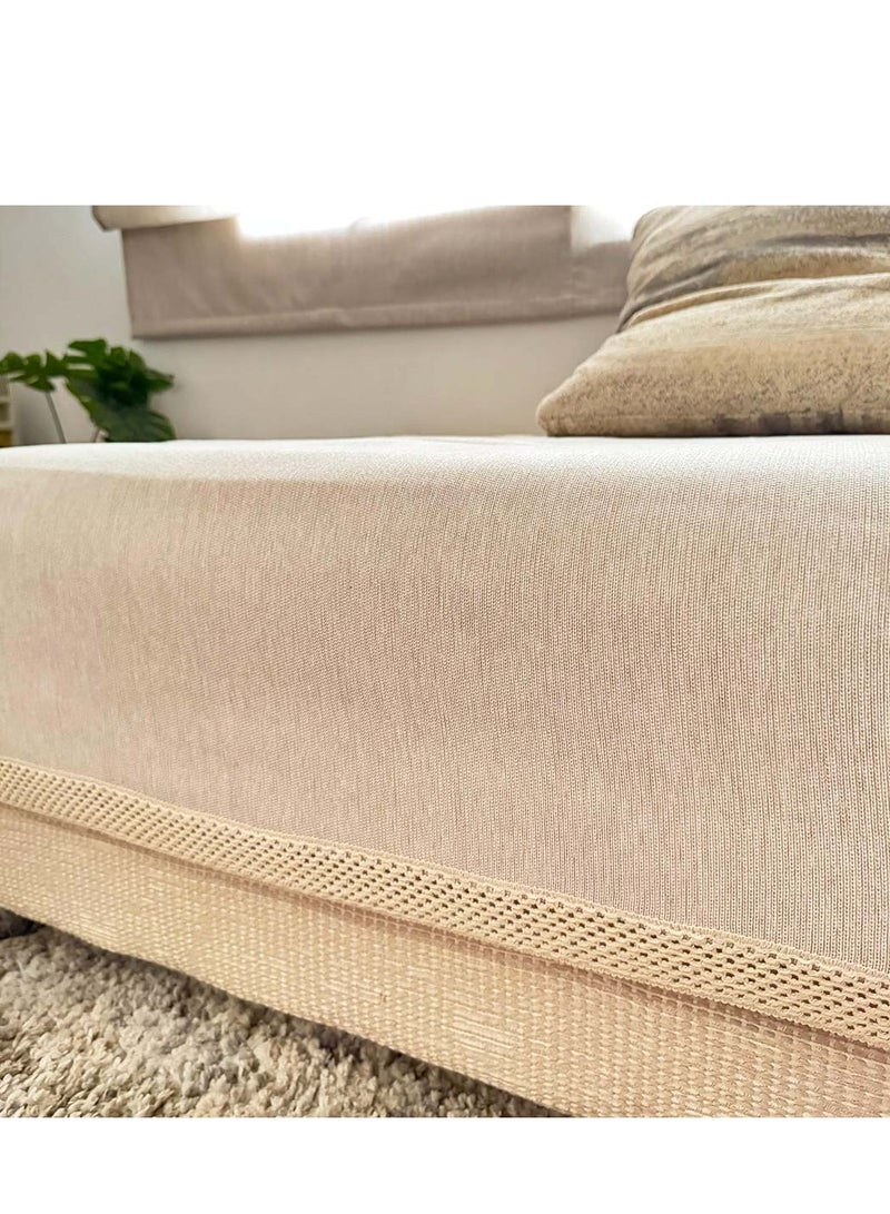 إنشز هوم مفرش كنب بيج فاتح 220*90 سم - Image 2