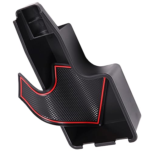 KACEPAR Armrest Box Oragnizer Tray Secondary Storage Box, Center Console Organizer Tray, Compatible with Toyota Rise Raize 2019-2022 - Red - Image 5