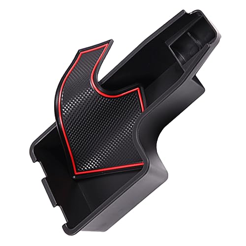KACEPAR Armrest Box Oragnizer Tray Secondary Storage Box, Center Console Organizer Tray, Compatible with Toyota Rise Raize 2019-2022 - Red - Image 3
