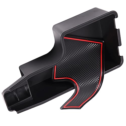 KACEPAR Armrest Box Oragnizer Tray Secondary Storage Box, Center Console Organizer Tray, Compatible with Toyota Rise Raize 2019-2022 - Red - Image 4