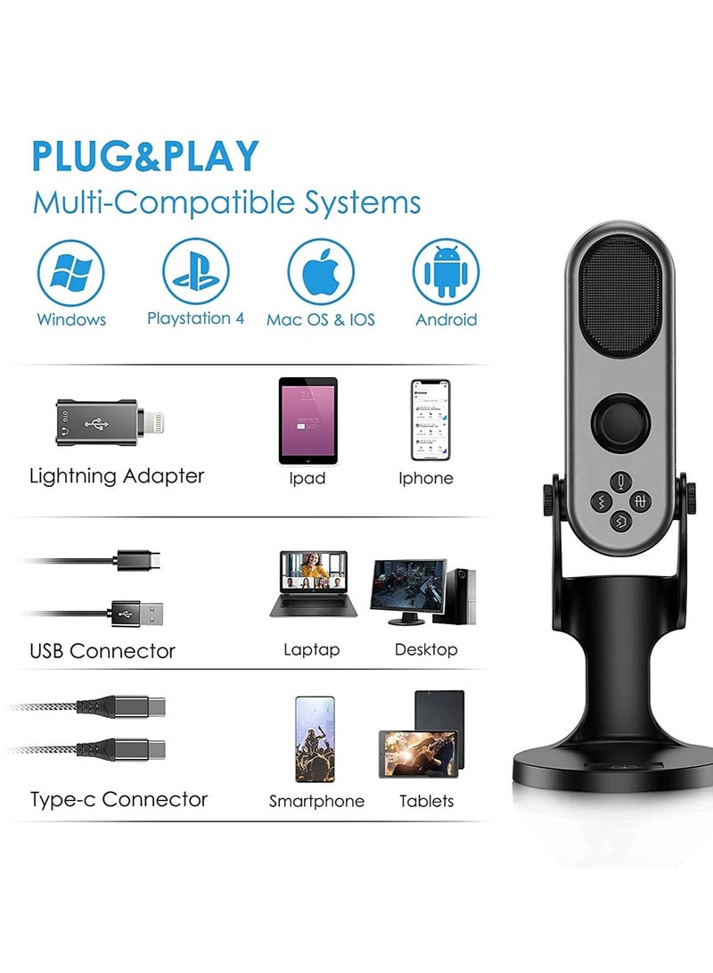 Jmary Jmary MC-PW7 Professional USB Microphone for Podcast live Streaming - Image 2