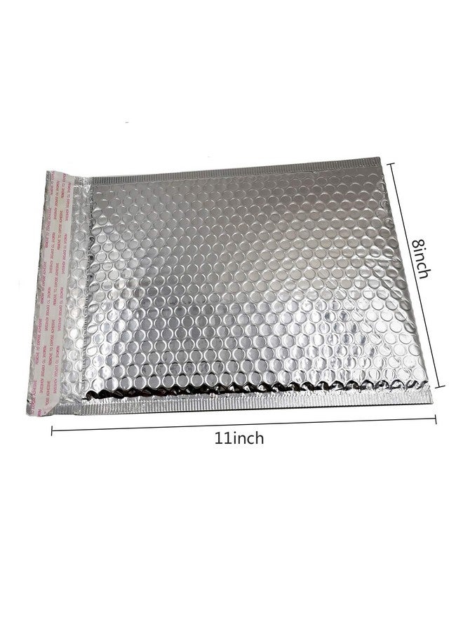 HUAHA Cool Shield Bubble Mailersthermal Padded Envelopes Self Sealing Thermal Insulated Envelopes Made Of Reflective Thermal Bubble For Cold Shipping. Metallic Foil Mailing Packing (8" X 11")(25 Pcs) - Image 3