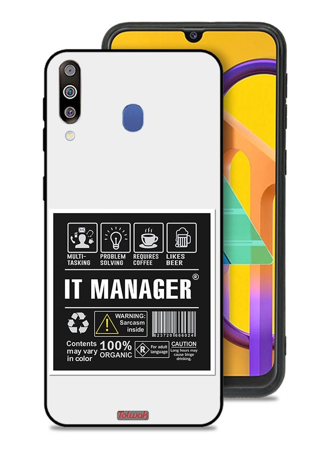 Tolwak Samsung Galaxy M30 Protective Case Cover It Manager Sticker - Image 1