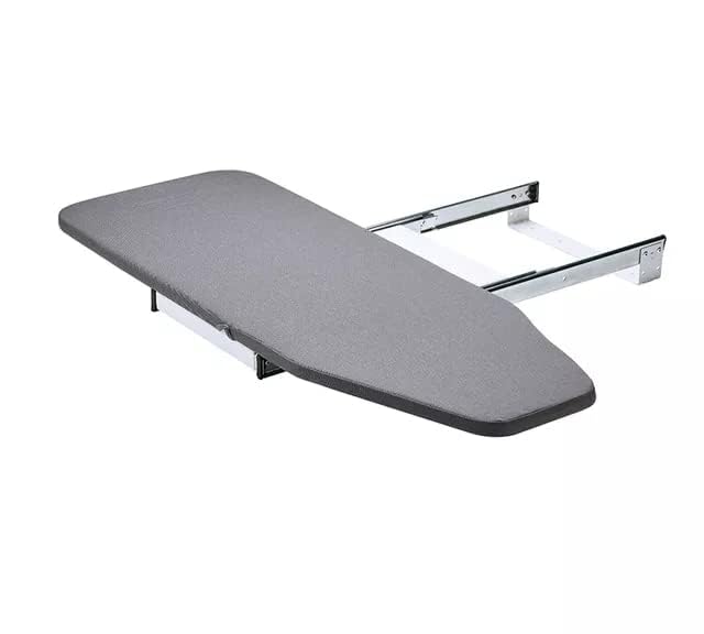 rigwell lifetime Rigwell Lifetime Metal Ironing Board Space Saver for Modular Wardrobe Adjustable Closet PullOut Stow Away in The Cabinet Retractable Board180 Degree Rotation Foldable 395L x 43W x 5H INCHES  - Image 5